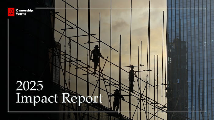 Ownership Works 2025 Impact Report Cover
